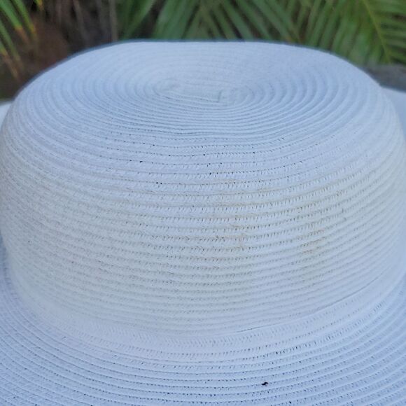 Scala White Wide Brim Sun Hat - Picture 5 of 11